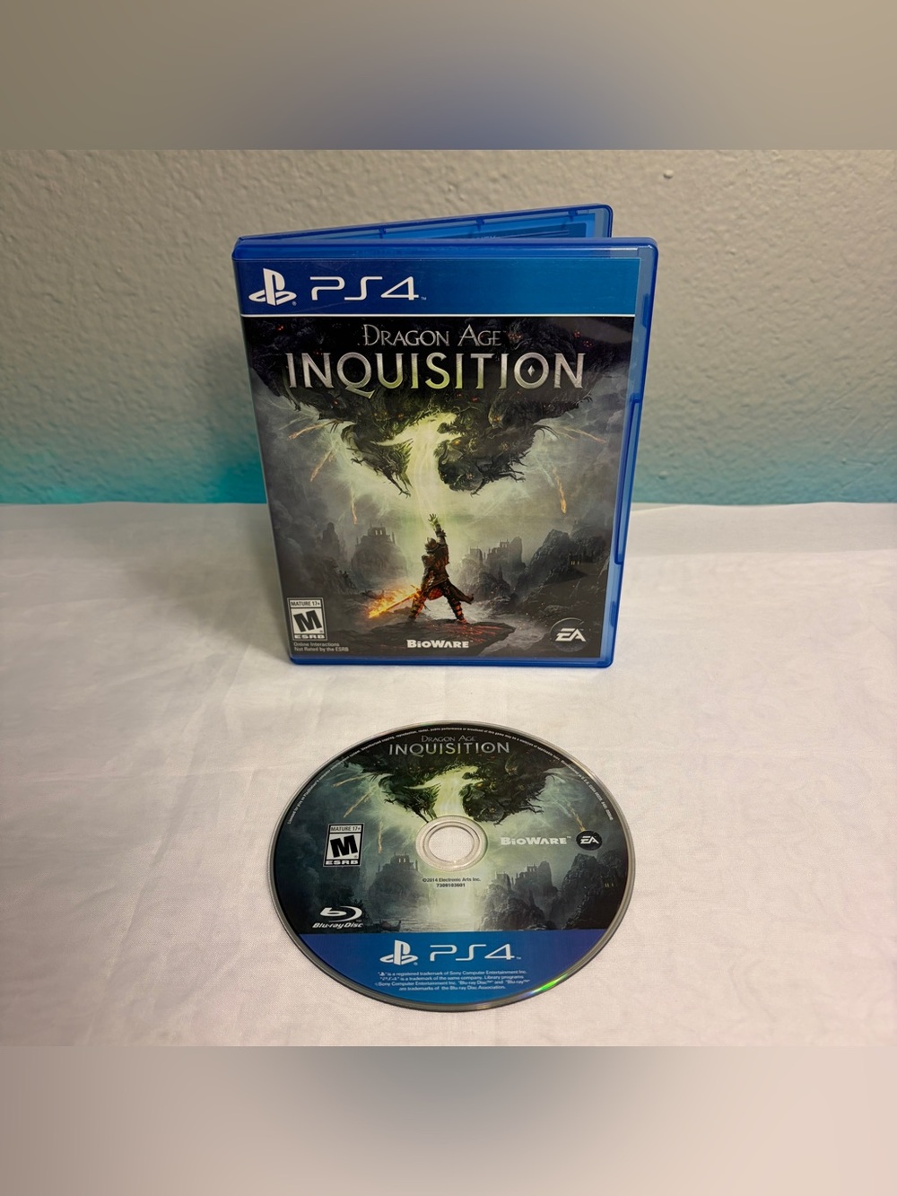 Dragon Age: Inquisition (Sony PlayStation 4, 2014) Complete w/ Case & Disc Works